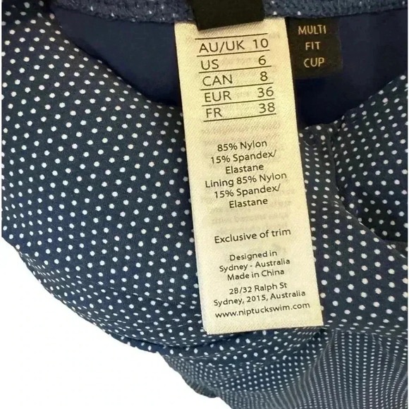 Nip Tuck Swim Joanne Micro-Spot One-Piece Swimsuit (6) - Picture 4 of 5